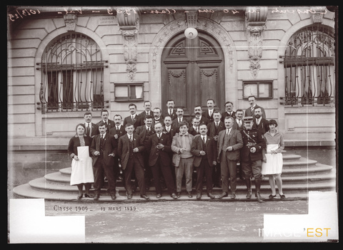 Conscrits de la classe 1909 (Le Val-d'Ajol)